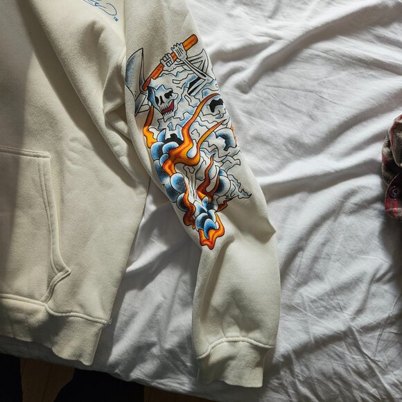 Vintage Ed Hardy Skull Hoodie - Picture 9 of 16